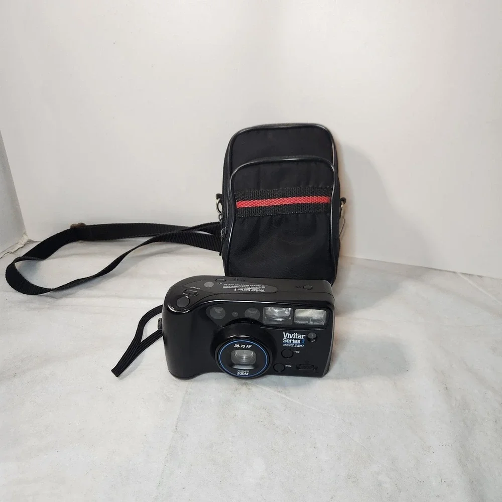 Vivitar Series 1 460PZ, Data Back 38-70 AF Power Zoom Film Camera Untested Parts